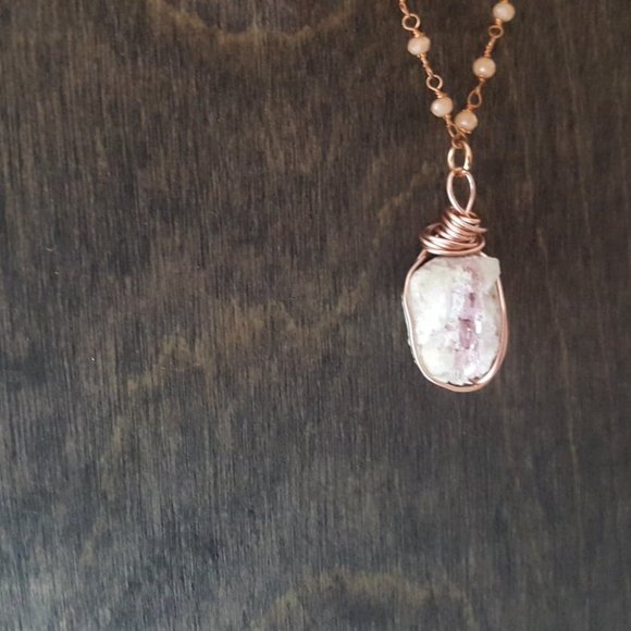 Sugary Druzy Crystal Healing SugarCloud Necklace - Picture 5 of 9